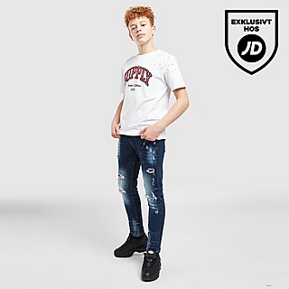Supply & Demand Paisley Denim Jeans Junior