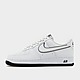 Vit/Vit/Svart Nike Air Force 1 Low Herr