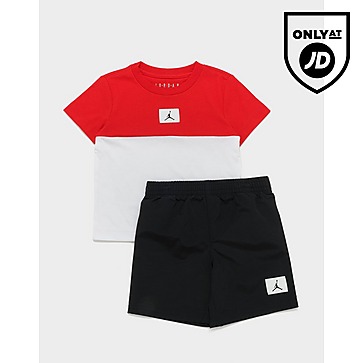 Jordan Colour Block T-Shirt and Shorts Set Children