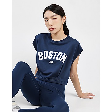 New Balance Heritage French Terry Crop T-Shirt Women's