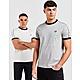 Grey Fred Perry Twin Tipped T-Shirt