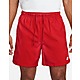 Red Nike Club Woven Flow Shorts