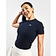 Blue Lacoste Striped Jersey Cotton T-Shirt Women's