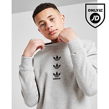 adidas Originals Repeat Trefoil Crew Sweatshirt Junior