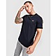 Blue Fred Perry Taped Retro Ringer T-Shirt