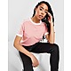 Pink adidas Originals Linear Logo Boyfriend T-Shirt Women's