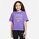 Purple Nike Sportswear (Girls') T-Shirt Junior