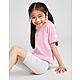 Pink/Grey adidas Originals Tee And Cycle Shorts Set Children