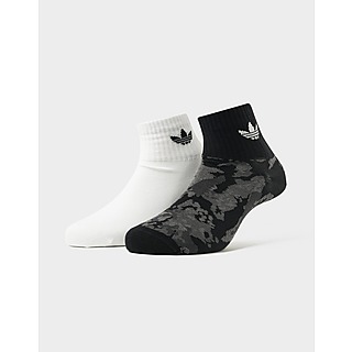adidas Originals Camo Ankle Socks (2 Pairs)