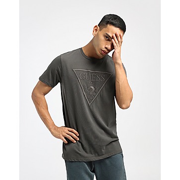 GUESS Embroidered Large Triangle Logo T-Shirt