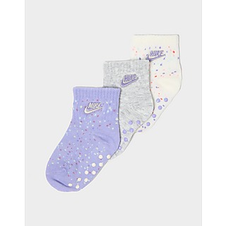 Nike Gripper Ankle 3-Pack Socks Infant