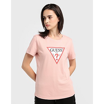 GUESS Triangle Logo T-Shirt Women's