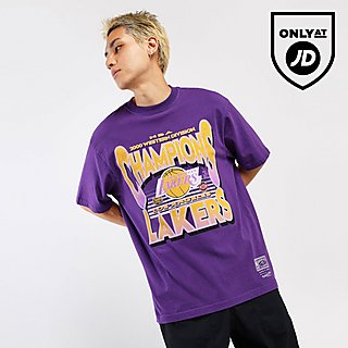 Mitchell & Ness เสื้อยืดผู้ชาย LA Lakers Nba Champs