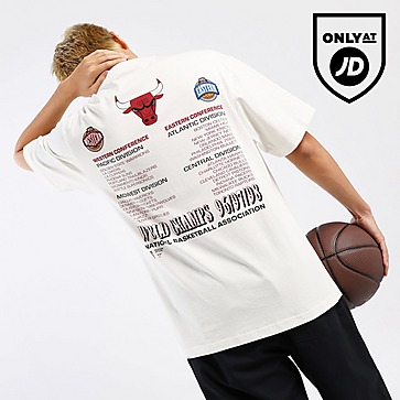 Mitchell & Ness เสื้อยืดผู้ชาย Chicago Bulls Champs Band T-Shirt