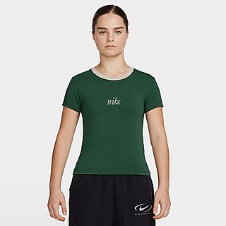 Nike เสื้อยืดผู้หญิง Sportswear Chill Knit Slim Cropped
