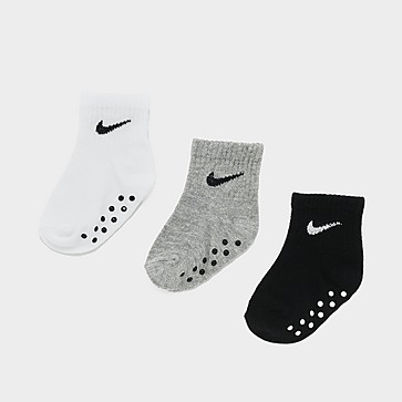 Nike ถุงเท้าเด็กวัยหัดเดิน NHN Core Swoosh Gripper (แพค 3)