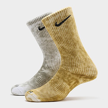 Nike Everyday Plus Cushioned Tie-Dye Crew Socks (2 Pairs)
