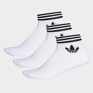 adidas Originals ถุงเท้าแพ็ค 3 คู่ Trefoil Ankle Socks