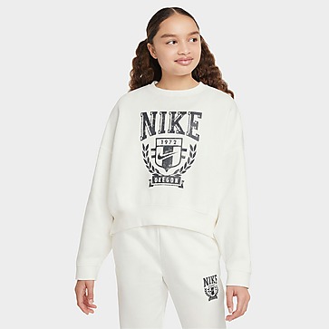 Nike เสื้อแขนยาวเด็กโต (เด็กผู้หญิง) Sportswear Oversized Fleece