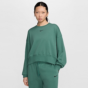 Nike เสื้อแขนยาวผู้หญิง Sportswear Phoenix Fleece Over-Oversized Crew-Neck French Terry