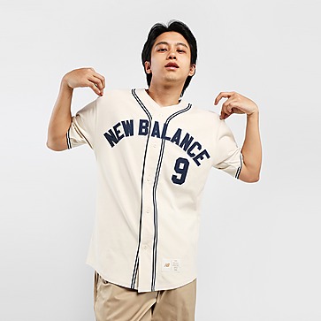 New Balance เสื้อแขนสั้นผู้ชาย Sportswear Greatest Hits Baseball Jersey