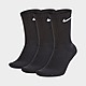 ดำ Nike Nike Everyday Cushioned Training Crew Socks (3 Pairs)