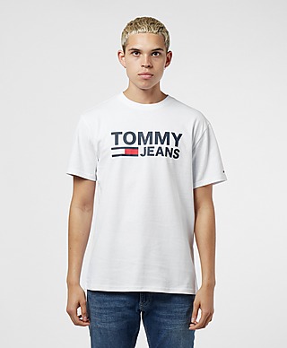 Tommy Jeans Corporate Logo Short Sleeve T-Shirt