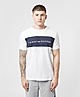 White/Blue Tommy Hilfiger Lounge Logo Block T-Shirt