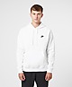 White/Black Nike Sportswear Club Fleece Pullover Hoodie