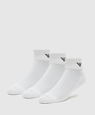 Emporio Armani Loungewear 3-Pack Ankle Socks