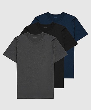 BOSS 3-Pack Logo Short Sleeve T-Shirt