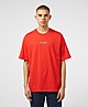 Red/Red Champion Central Logo Short Sleeve T-Shirt