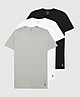 Black/Grey/White/Black/Grey/White Polo Ralph Lauren Underwear 3-Pack T-Shirts
