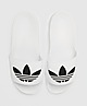 White adidas Originals Adilite Slides