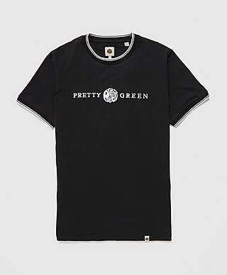Pretty Green Layland Short Sleeve Tipped T-Shirt