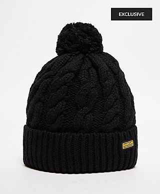 Barbour International Knitted Bobble Hat - Exclusive