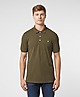 Green/Green Lyle & Scott Basic Short Sleeve Polo Shirt