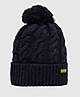 Blue/Blue Barbour International Knitted Bobble Hat - Exclusive