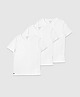 White Lacoste 3 Pack Slim T-Shirts