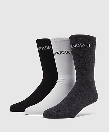 Emporio Armani Loungewear 3 Pack Socks