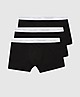 Black Calvin Klein Underwear 3 Pack Plus Size Boxer Shorts