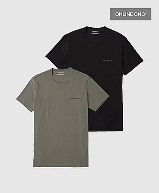 Emporio Armani Loungewear 2 Pack Core Logo T-Shirts