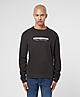Black Tommy Hilfiger Lounge SeaCell Stripe Sweatshirt