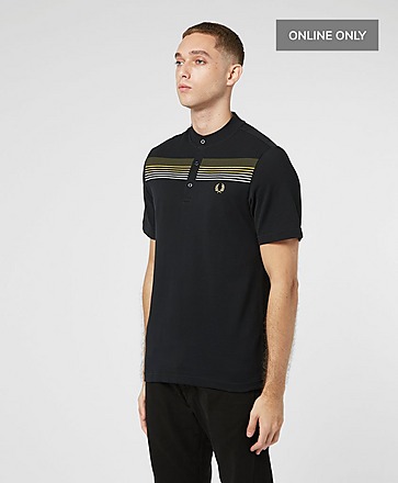 Fred Perry Henley Stripe Polo Shirt