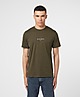 Green/Green Fred Perry Embroidered Logo T-Shirt