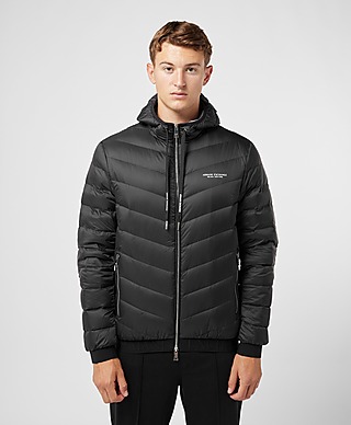 Armani Exchange Quilted Hooded Jacket