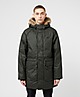 Green Fred Perry Padded Wax Jacket