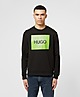 Black HUGO Duragol Sweatshirt