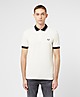 White Fred Perry Space Dye Tipped Polo Shirt