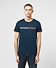 Blue Tommy Hilfiger Corp Split Logo T-Shirt
